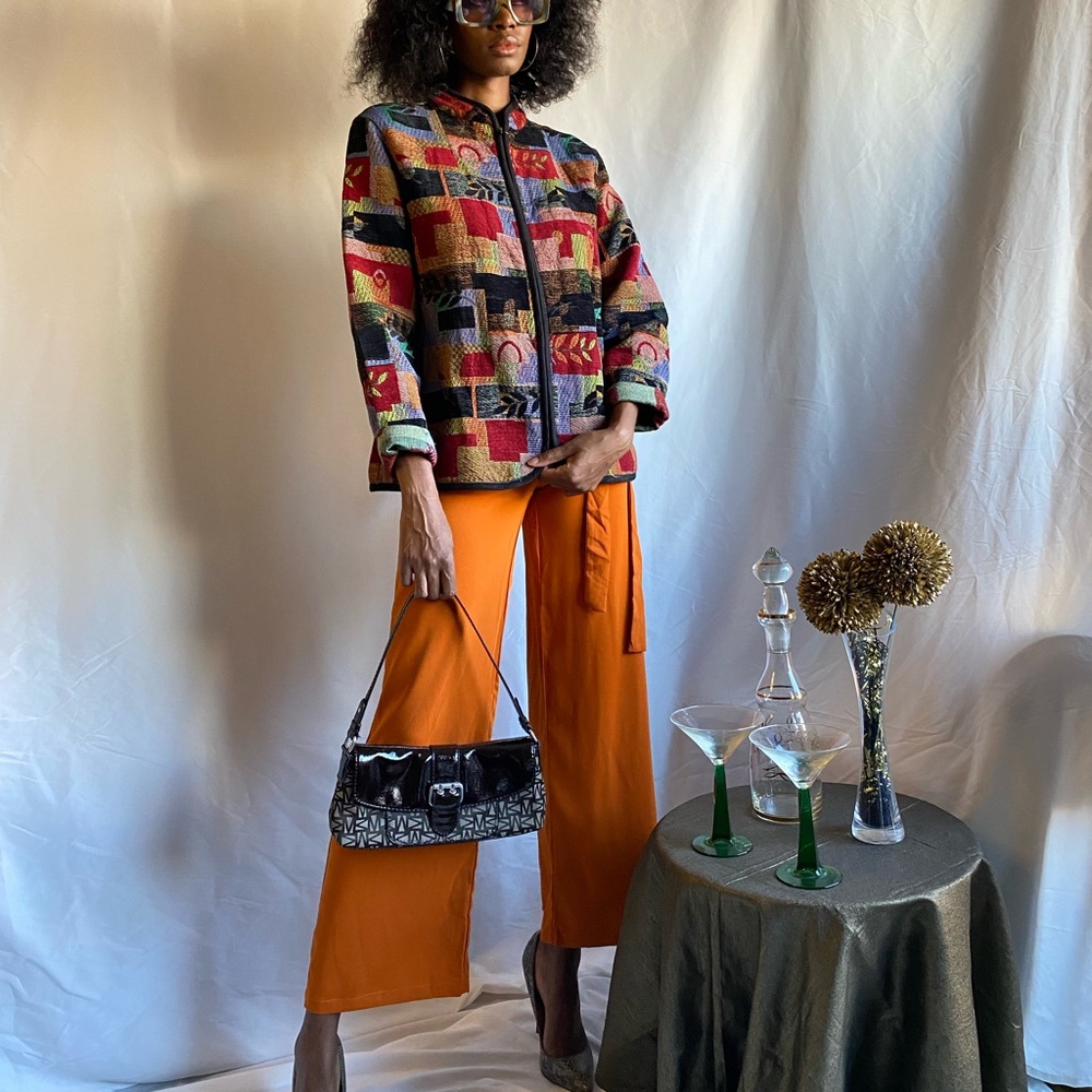 Vintage printed blazer/coat - Picture 1 of 12